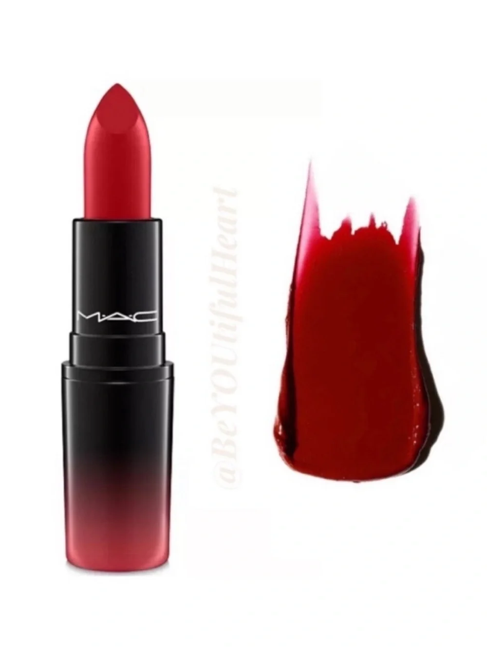 MAC Cosmetics Limited Edition Love Me Lipstick in E for Effortless, 0.1 oz / 3 g